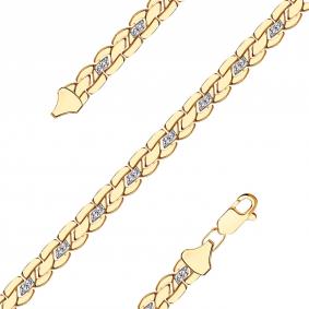 Золотой браслет плетение Фантазийное МАГНАТ МА 023126 МА 023126 фото